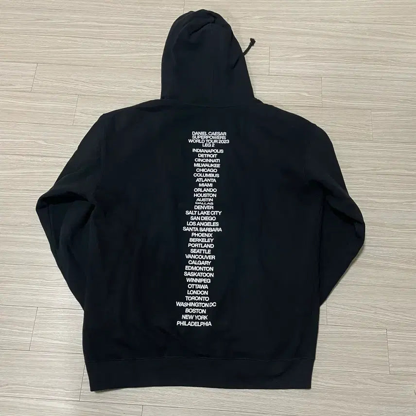 [BUNJANG] Daniel Caesar 2023 Tour Hoodie / 다니엘시저 머천 2023투어 후드티