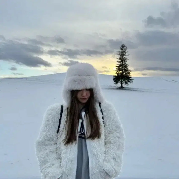 [BUNJANG] Outfit Shearling Fur Jacket / 아웃핏 시어링 퍼자켓 양털자켓 퍼자켓