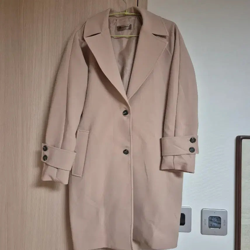 [BUNJANG] Max Mara Long Beige Coat for Women / 빅사이즈 마크막스 롱코트 77 88