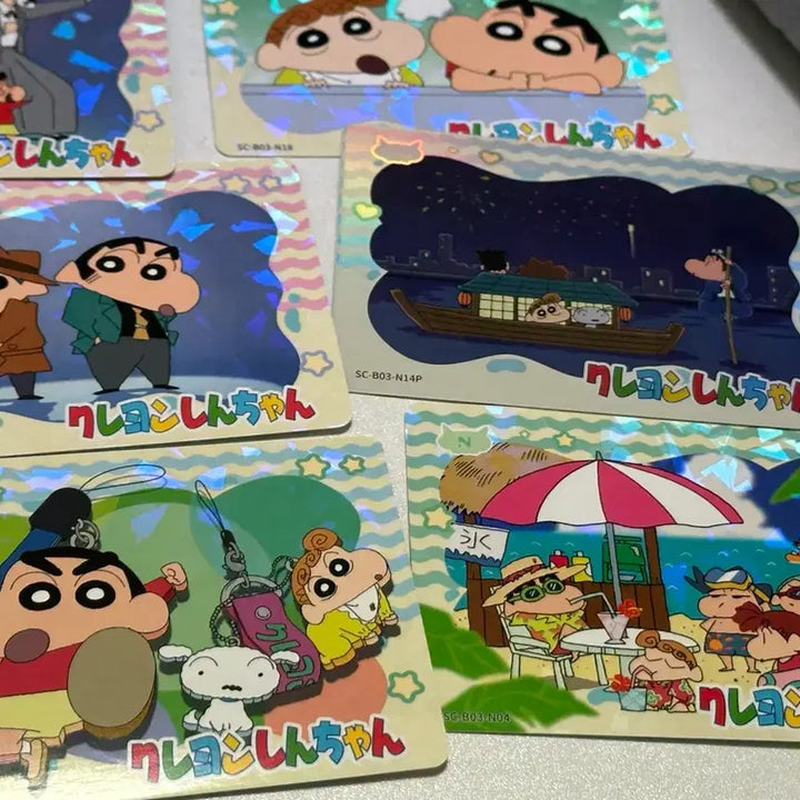 [BUNJANG] Crayon Shin-chan Collection Card Bundle Set / 짱구는 못말려 컬렉션 카드 18장 일괄