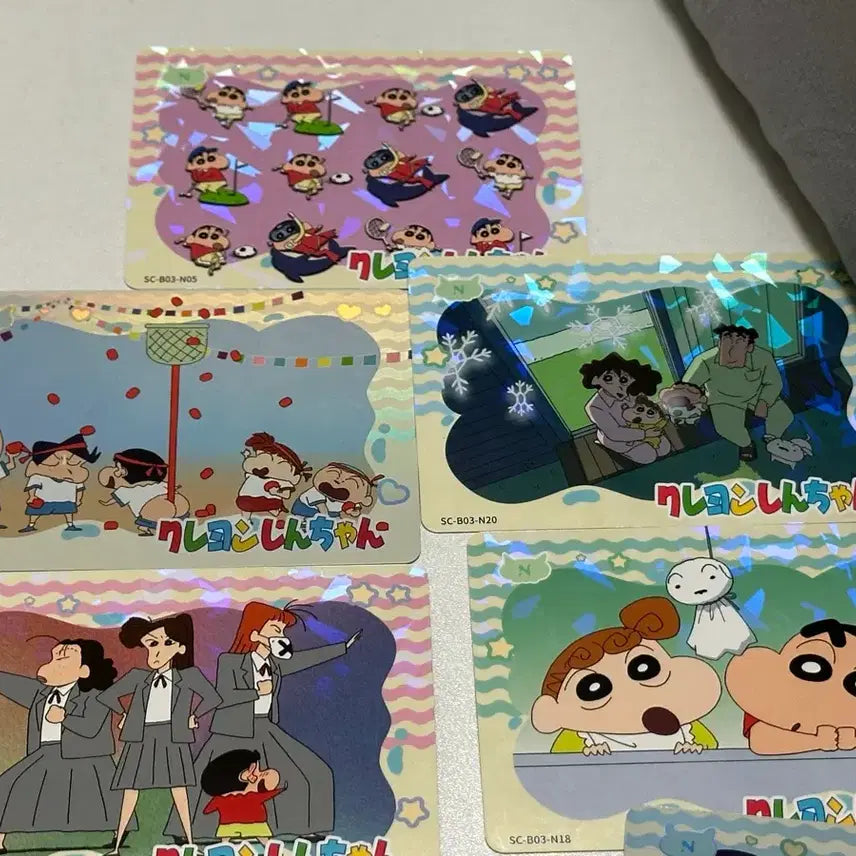 [BUNJANG] Crayon Shin-chan Collection Card Bundle Set / 짱구는 못말려 컬렉션 카드 18장 일괄