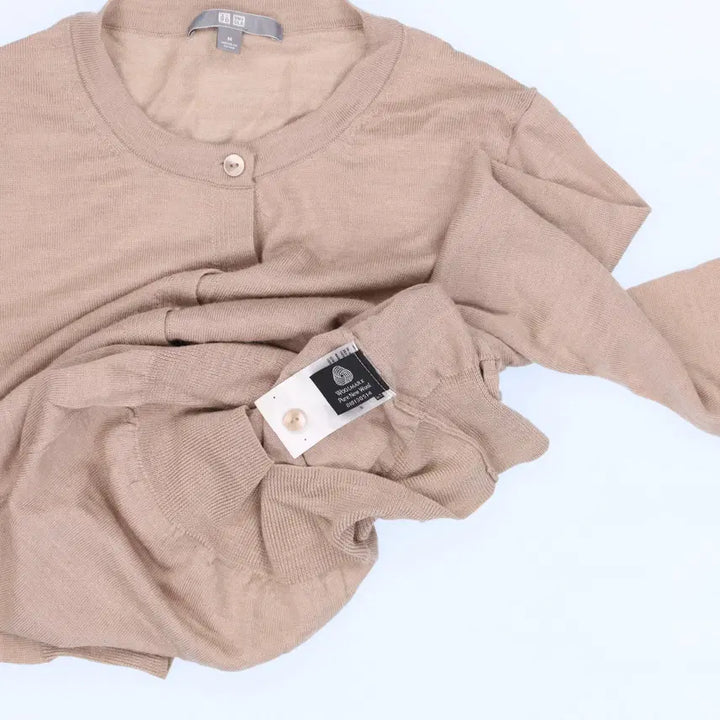 [BUNJANG] Uniqlo Merino Wool Cardigan / [M] 유니클로 여성 메리노 울 가디건 0115J