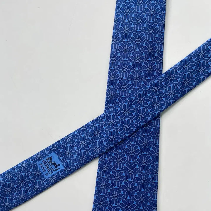[BUNJANG] Hermes Silk Necktie / 에르메스 명품 정품넥타이(HERMES) 8.3cm