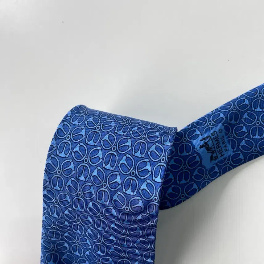 [BUNJANG] Hermes Silk Necktie / 에르메스 명품 정품넥타이(HERMES) 8.3cm