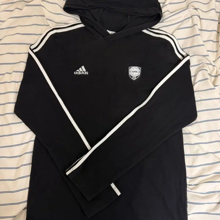 [BUNJANG] Adidas Adipure Jersey Hoodie 100 / 아디다스 아디퓨어 져지 후드티 100 사이즈