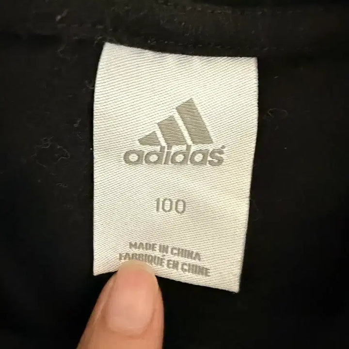 [BUNJANG] Adidas Adipure Jersey Hoodie 100 / 아디다스 아디퓨어 져지 후드티 100 사이즈