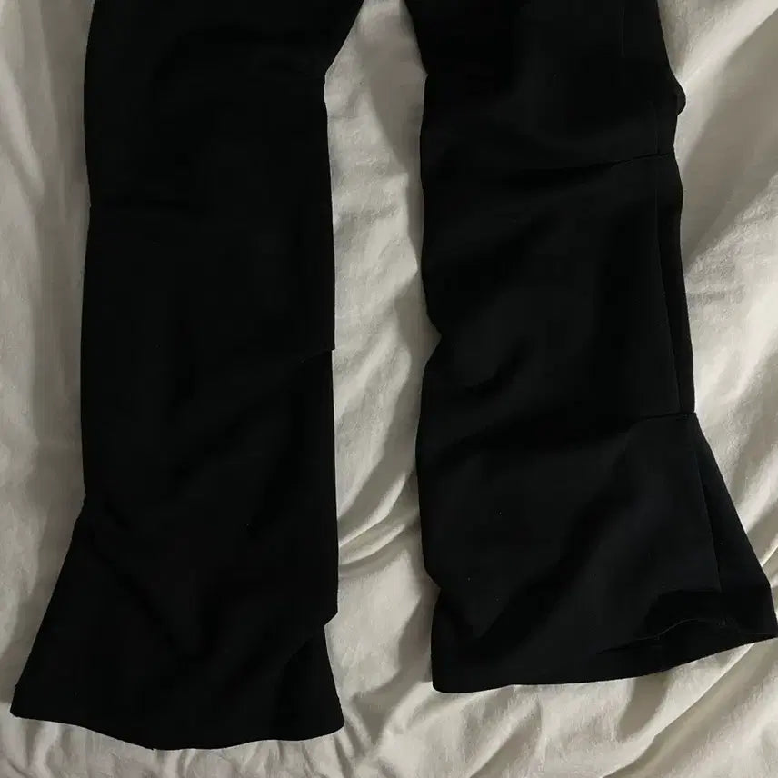 [BUNJANG] Ojos Ohos Lab Over Tucked Pants (Black, S) / ojos 오호스 랩오버 턱 팬츠 블랙 s