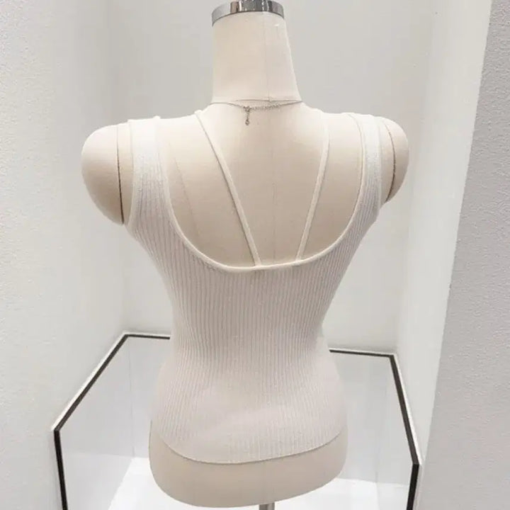 [BUNJANG] Miel Knit Set (White) / 수입의류 미엘 니트 세트(화이트1장)