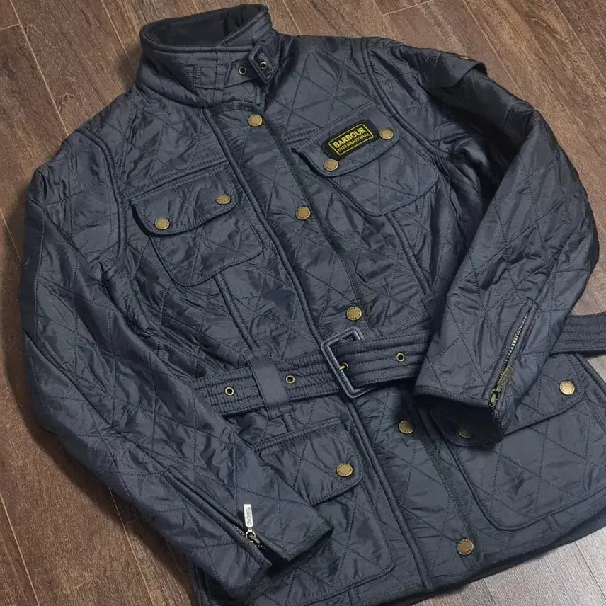 [BUNJANG] Barbour International Polarquilt Jacket Navy UK6 / 바버 인터네셔널 폴라퀼트 자켓 네이비 UK6 (44-44반)