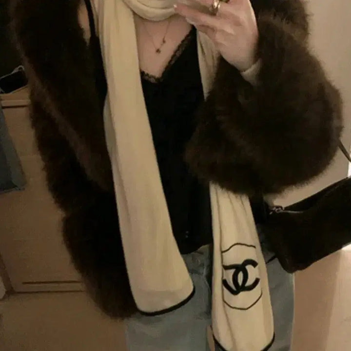 [BUNJANG] Brown Faux Fur Short Jacket / 브라운 퍼 숏 자켓(프리사이즈)