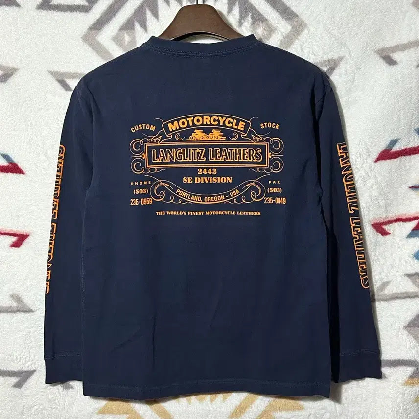 [BUNJANG] Langlitz Leathers Graphic Tee / [랭글리츠레더] Langlitz Leathers Graphic Tee
