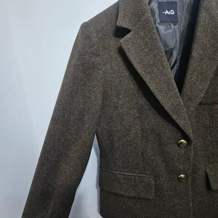 [BUNJANG] Enhypen A+G Brown Wool Jacket / 엣지 A+G 브라운 모직 자켓 55