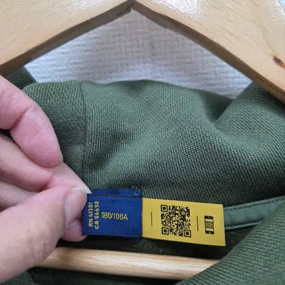 [BUNJANG] Polo C-1019 Fleece Hoodie / 폴로 신형 기모 후드티 / C-1019