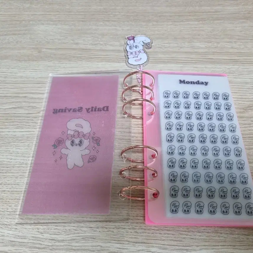 [BUNJANG] Esther Bunny Acrylic Binder Set / 에스더버니 아크릴바인더 세트