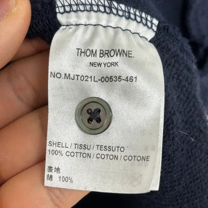 [BUNJANG] Thom Browne Crewneck Sweatshirt / [7]톰브라운 사선완장 맨투맨