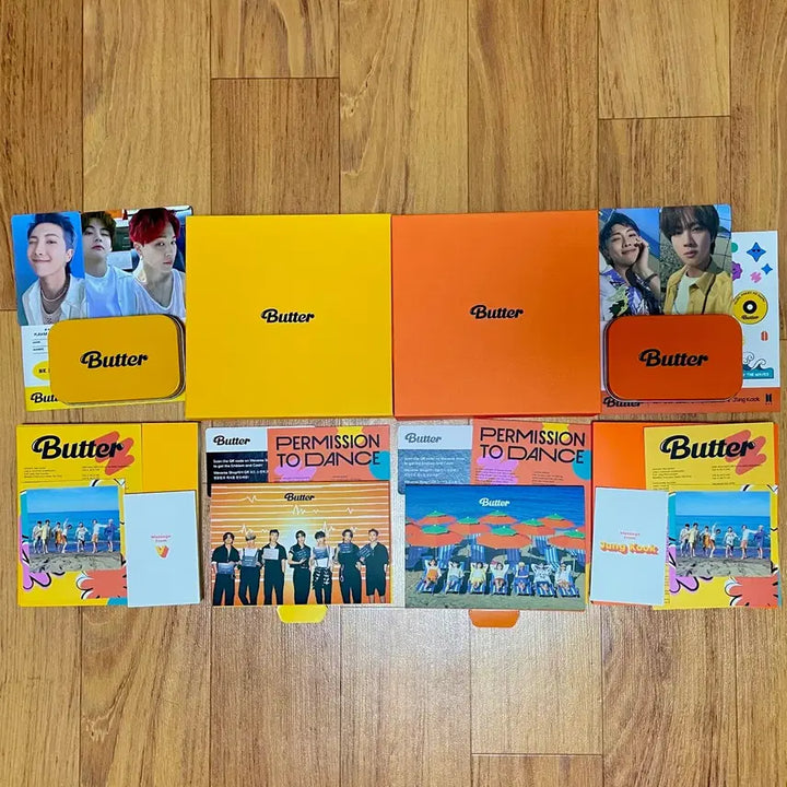 (포카 포함) 방탄소년단 bts 버터 앨범 크림 피치 일괄 양도