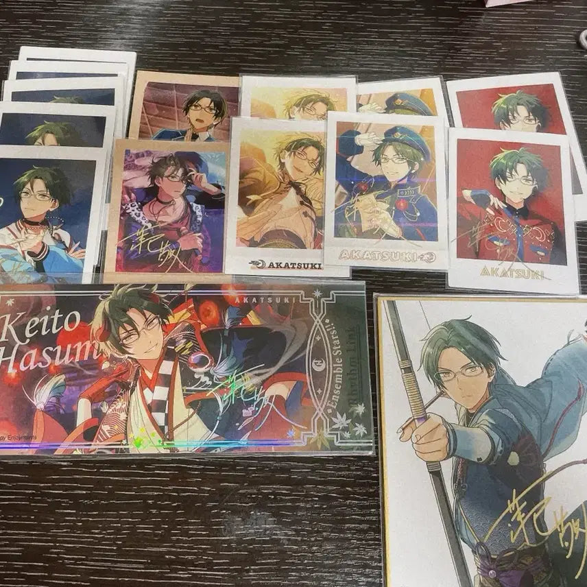 [BUNJANG] Ensemble Stars Hasumi Keito P আসা Live Ticket &amp; Shikishi / 앙스타 하스미케이토 파샤 색지 라이브티켓