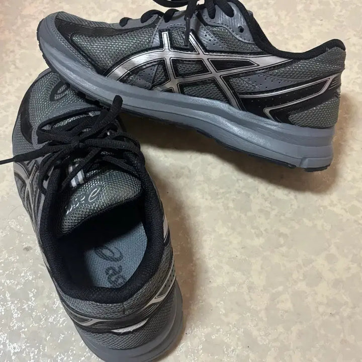 [BUNJANG] Asics Jog 100 S (2E) - Steel Grey:Pure Silver (Size 235) / 아식스 조그 100 S (2E) - 스틸 그레이:퓨어 실버