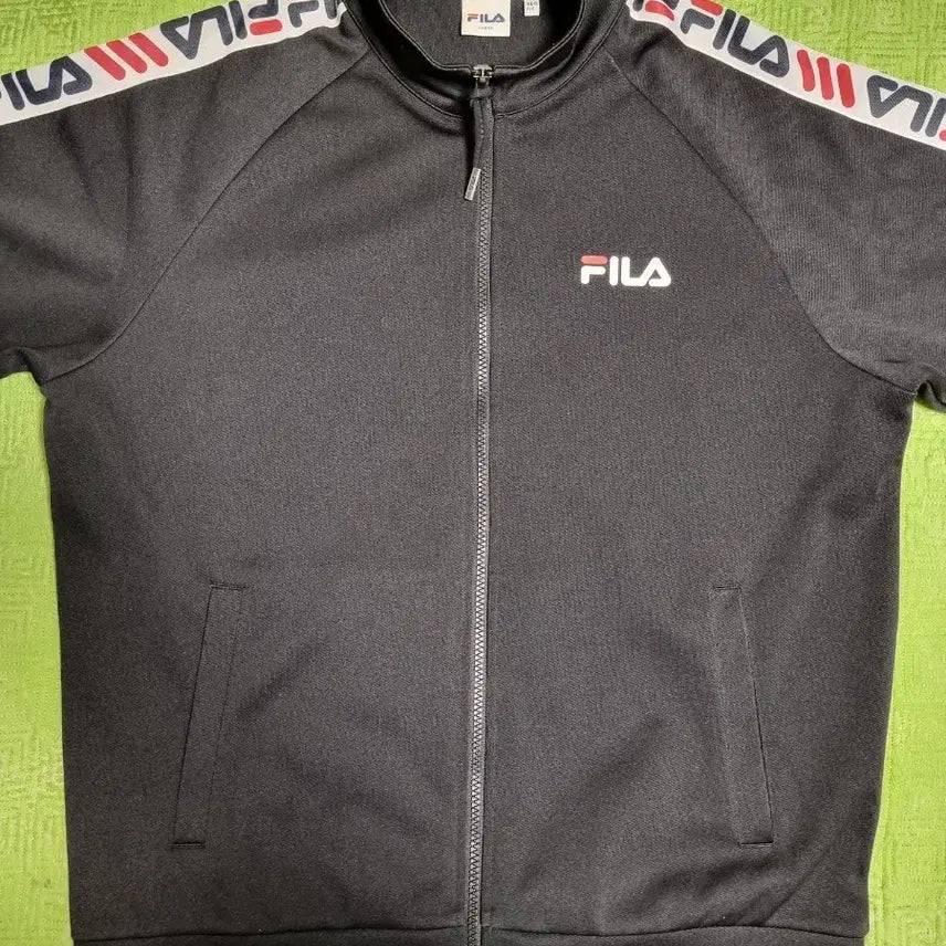 [BUNJANG] Fila Training Top L / 휠라 검정 트레이닝 상의 L