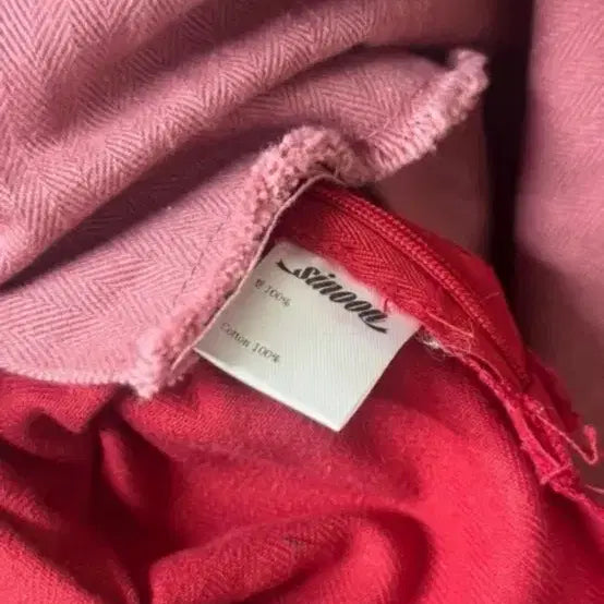 [SOLD OUT] 시눈 면 배색 언발란스 원피스