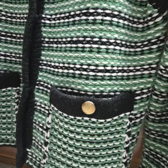 [BUNJANG] THE SAND Green Tweed Jacket / THE SAND 그린 트위드 자켓