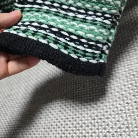 [BUNJANG] THE SAND Green Tweed Jacket / THE SAND 그린 트위드 자켓