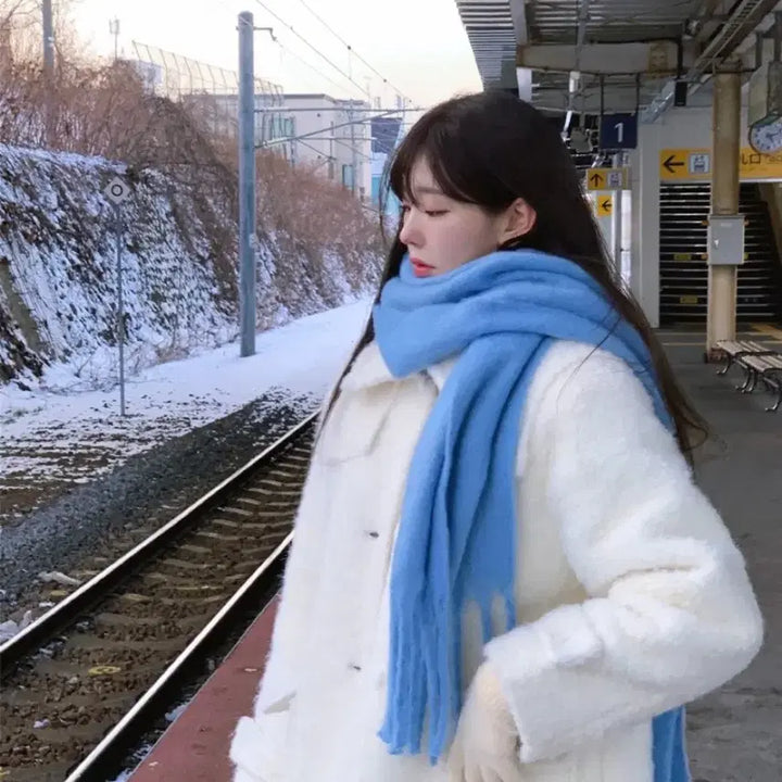 [BUNJANG] Hwanyoo Dear Winter Sapporo Quilted Coat Ivory / 화니유 디어 윈터 삿포로 누빔 코트 아이보리