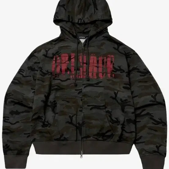 [BUNJANG] ID:DWS Camo Hoodie (Size 2) / idws 카모 후드집업 2사이즈 팔아용