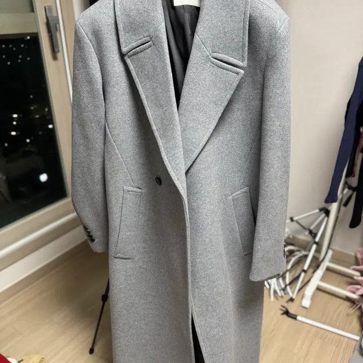 [BUNJANG] DECOROSO Gray Long Coat / DECOROSO 회색 롱코트