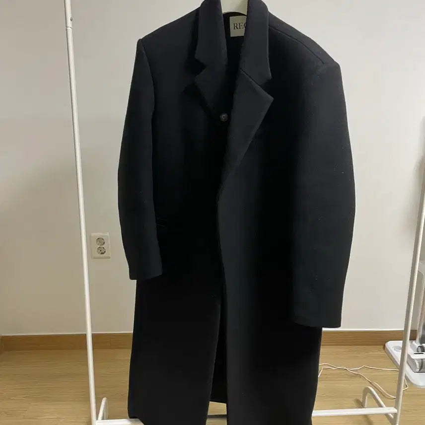 [BUNJANG] RECTO 23FW Wool Blend Oversized Single Coat / 렉토 23fw 울 블렌드 오버사이즈 싱글 코트