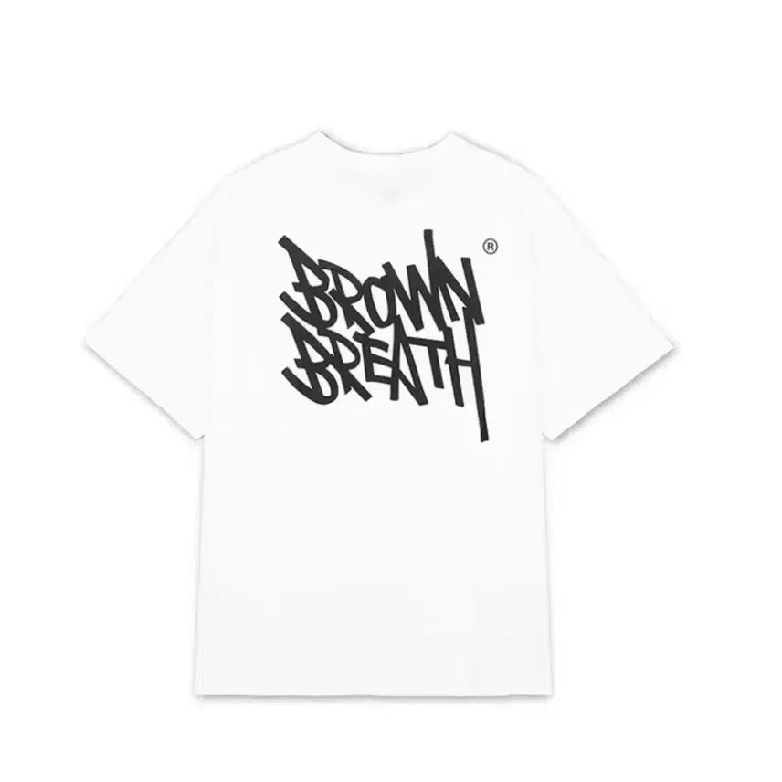 [BUNJANG] Brownbreath Unisex White T-shirt / 브라운브레스 반팔 남녀공용