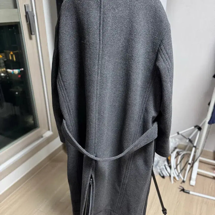 [BUNJANG] BESLOW Standard Belted Coat / BESLOW STANDARD 회색 벨티드 코트