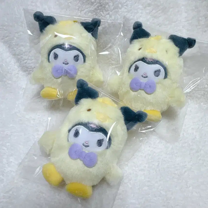 [BUNJANG] Sanrio Kuromi Chick Plush Keyring / 산리오 쿠로미 병아리 인형 키링 8cm
