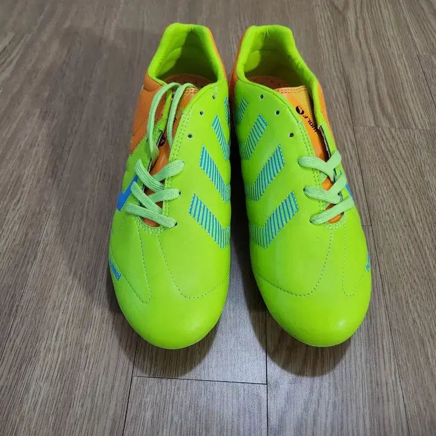 [BUNJANG] Hummel Soccer Cleats Lime/Orange / 험멜 축구화 라임/오렌지색상