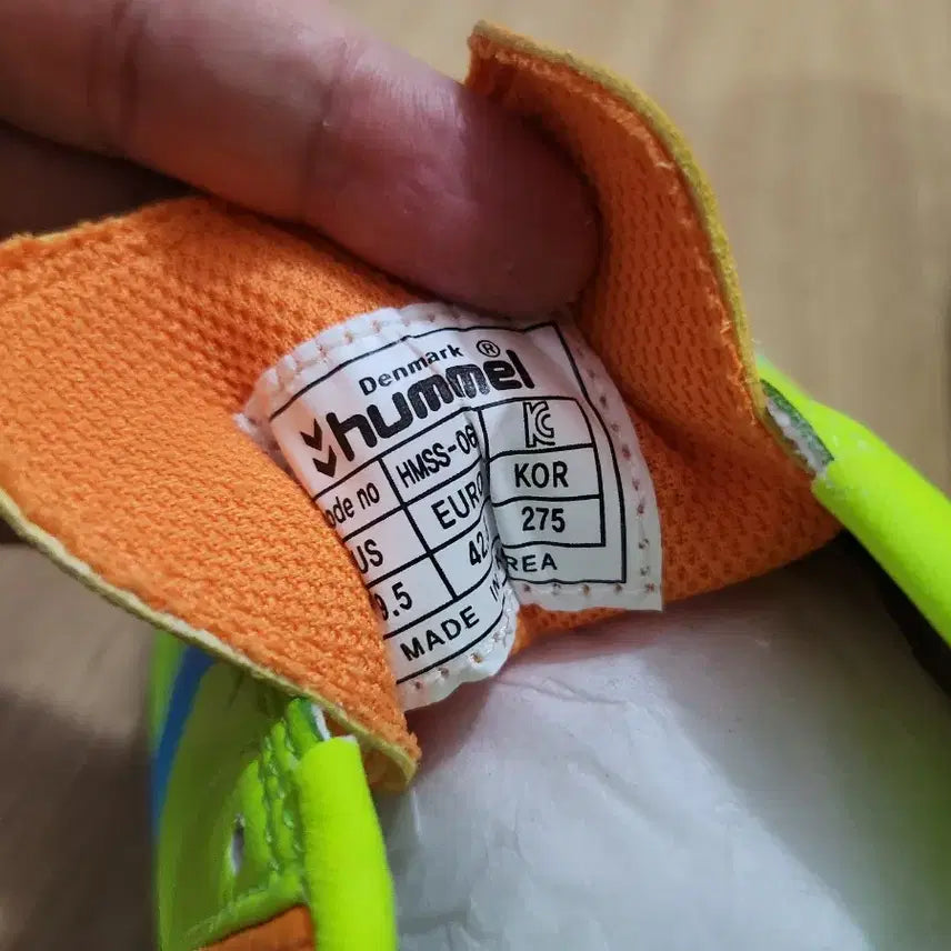 [BUNJANG] Hummel Soccer Cleats Lime/Orange / 험멜 축구화 라임/오렌지색상