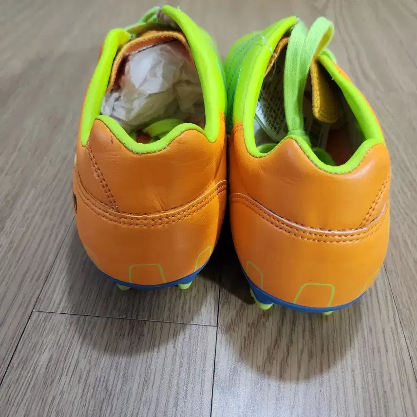 [BUNJANG] Hummel Soccer Cleats Lime/Orange / 험멜 축구화 라임/오렌지색상