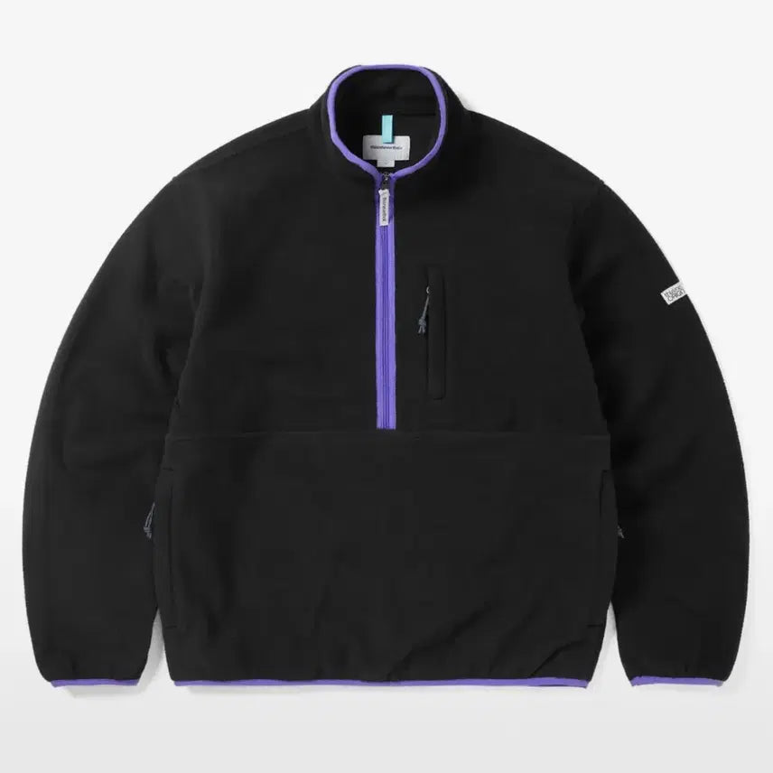 [BUNJANG] thisisneverthat Half Zip Fleece Black S / (새상품) 디스이즈네버댓 하프 집 플리스 블랙 S