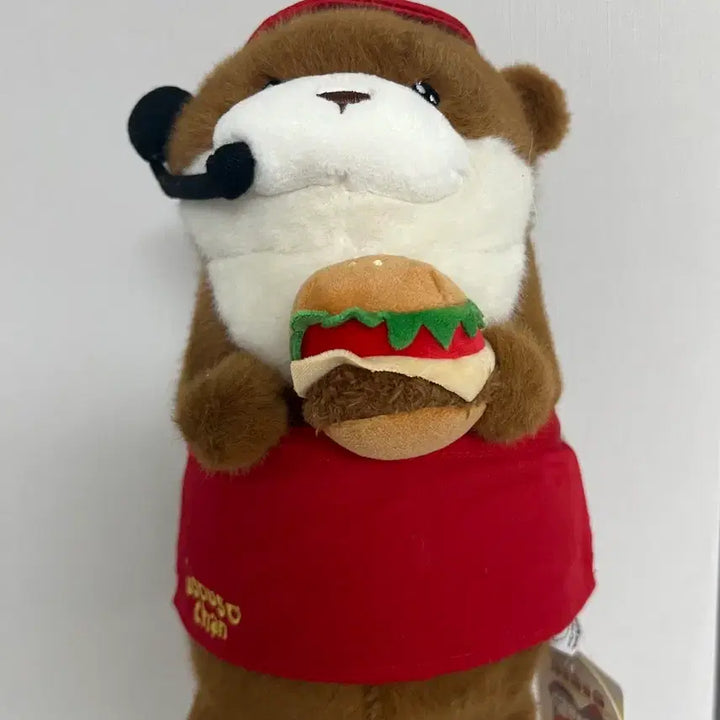 [SOLD OUT] 냠냠버거 우소우소짱 다크브라운 인형 27cm
