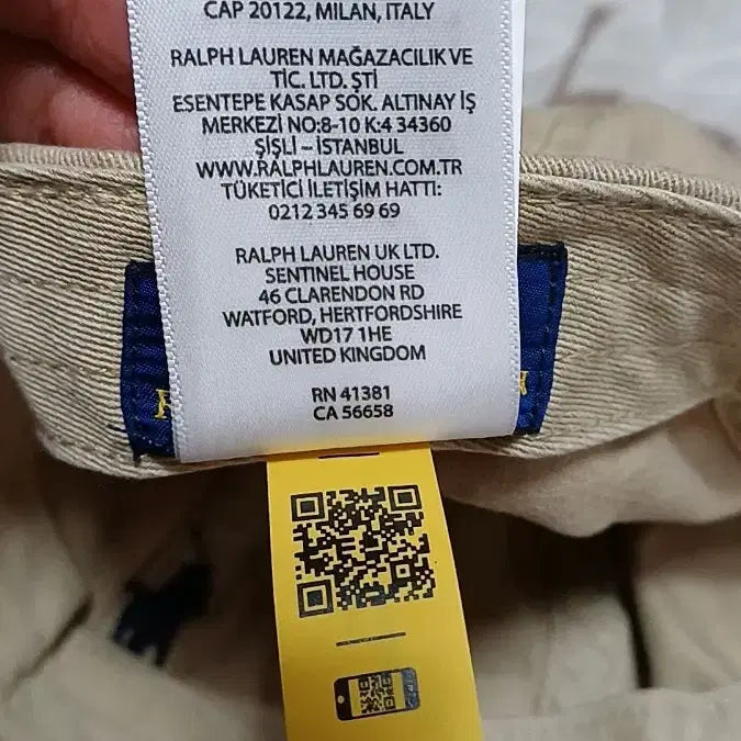 [BUNJANG] Unbranded Cap / 폴로 면모자 조임줄수선됨 57cm