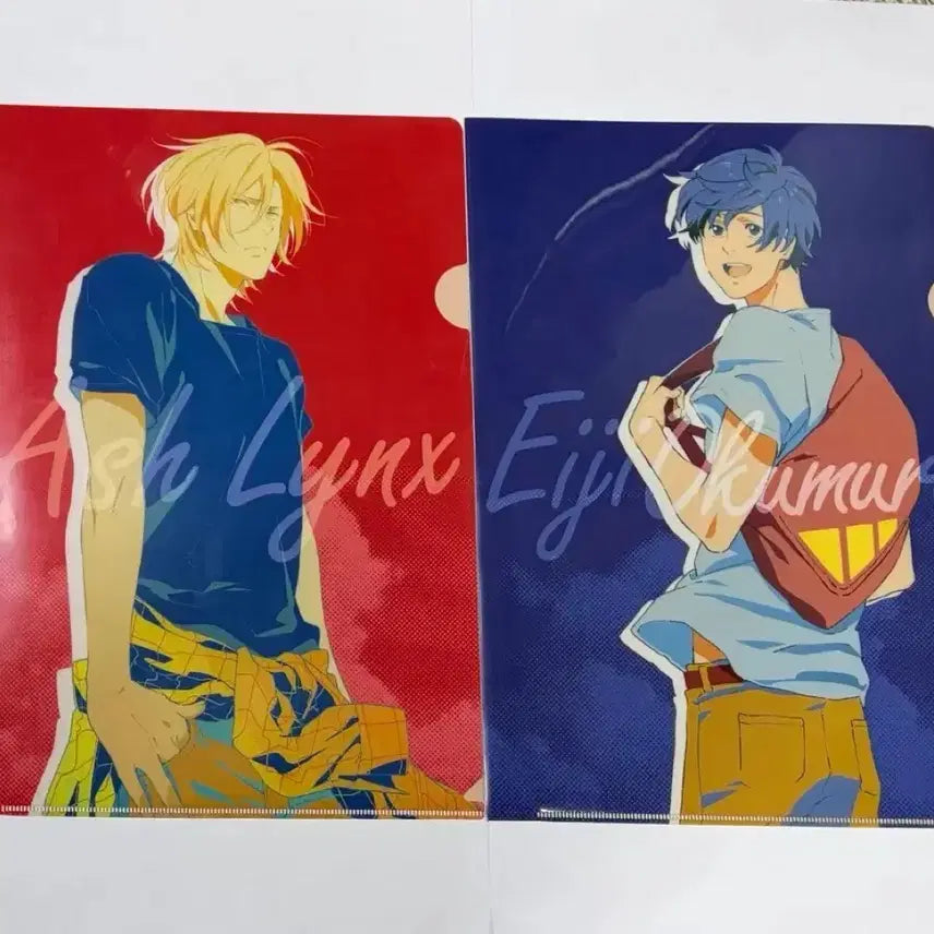 [BUNJANG] Banana Fish Clear File Bundle Set / 바나나피쉬 클리어파일 2종 일괄 애쉬 에이지 피규어 아크릴