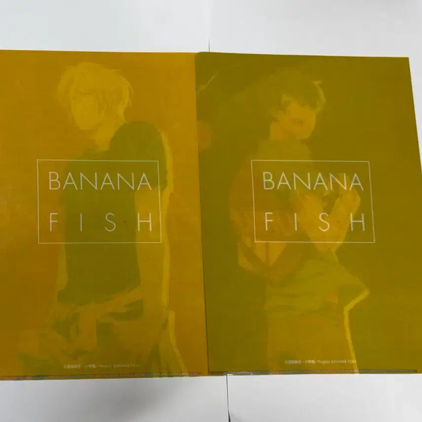 [BUNJANG] Banana Fish Clear File Bundle Set / 바나나피쉬 클리어파일 2종 일괄 애쉬 에이지 피규어 아크릴