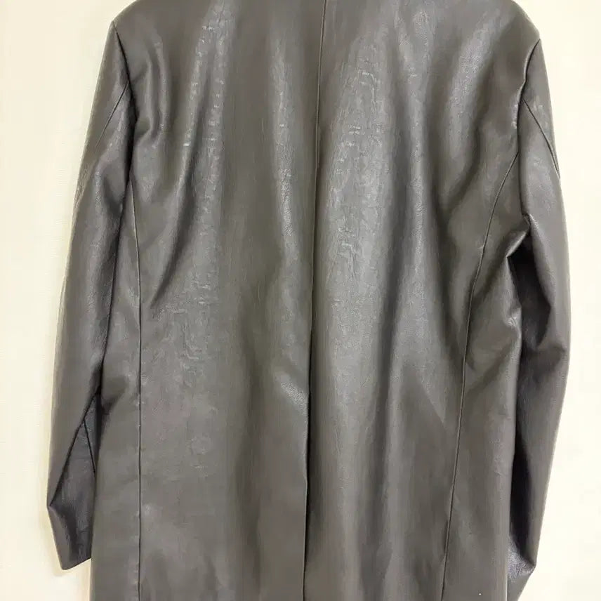 [BUNJANG] Liverary Blazer Leather Jacket / 리브어리 블레이저 레더 자켓