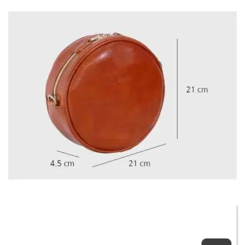 [BUNJANG] Crema Leather Shoulder Bag / 크레마 가죽 팥빵 숄더백