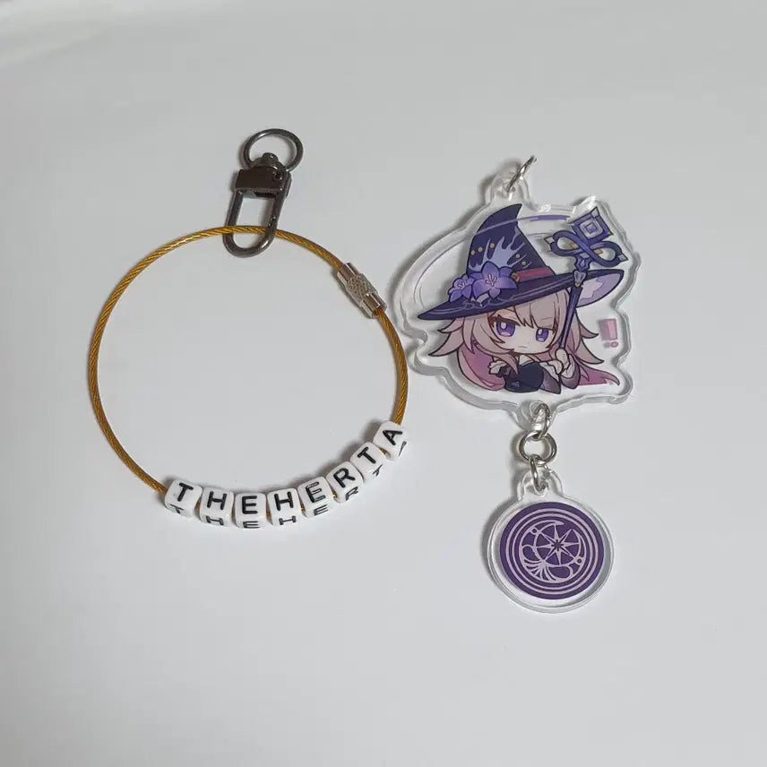 [BUNJANG] HoYoverse Honkai: Star Rail The Herta DIY Keyring / 호요랜드 붕괴 스타레일 더헤르타 diy키링