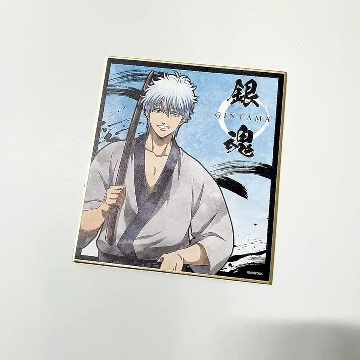[BUNJANG] Gintama Gintoki Shikishi Poster / 은혼 긴토키 색지 굿즈 포스터