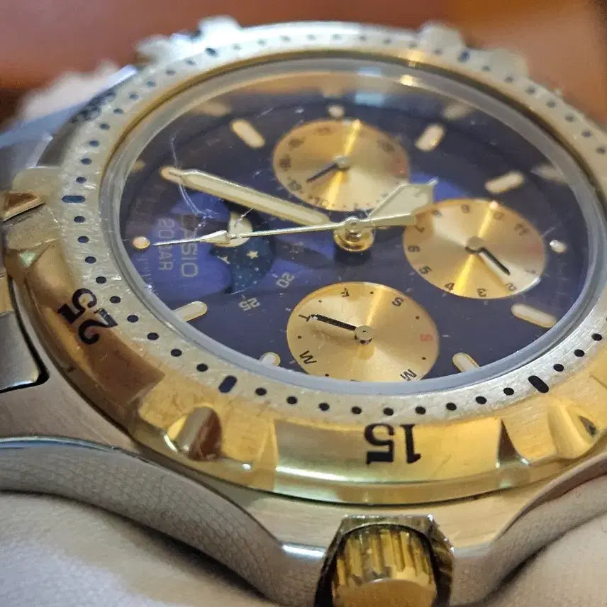 [BUNJANG] Casio MD-726 Vintage Moon Phase Diver Watch / 카시오 빈티지 문페이즈 다이버 MD-726