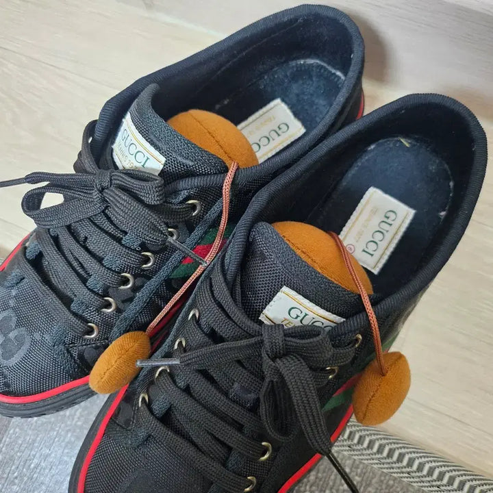 [BUNJANG] Gucci Tennis 1977 GG Sneakers (255-260) / 구찌 테니스 1977 GG 블랙 스니커즈 255-260