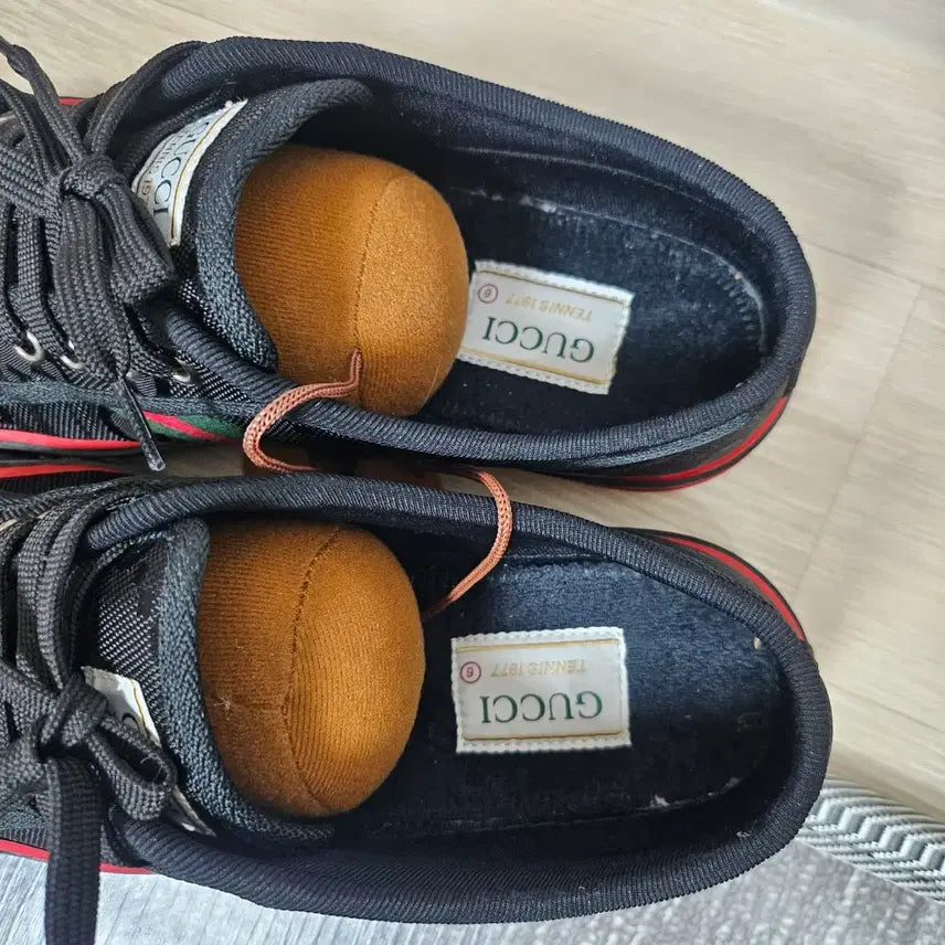 [BUNJANG] Gucci Tennis 1977 GG Sneakers (255-260) / 구찌 테니스 1977 GG 블랙 스니커즈 255-260