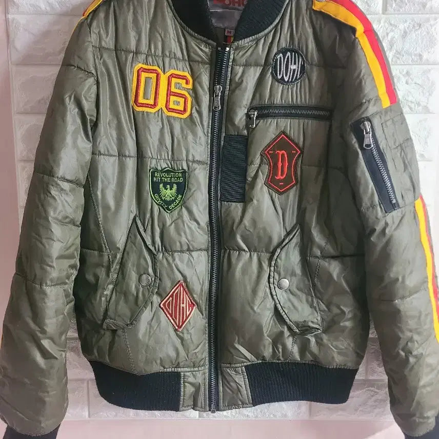 [BUNJANG] DOHC Khaki Bomber Jacket (Size M) / DOHC 카키 봄버 자켓 M