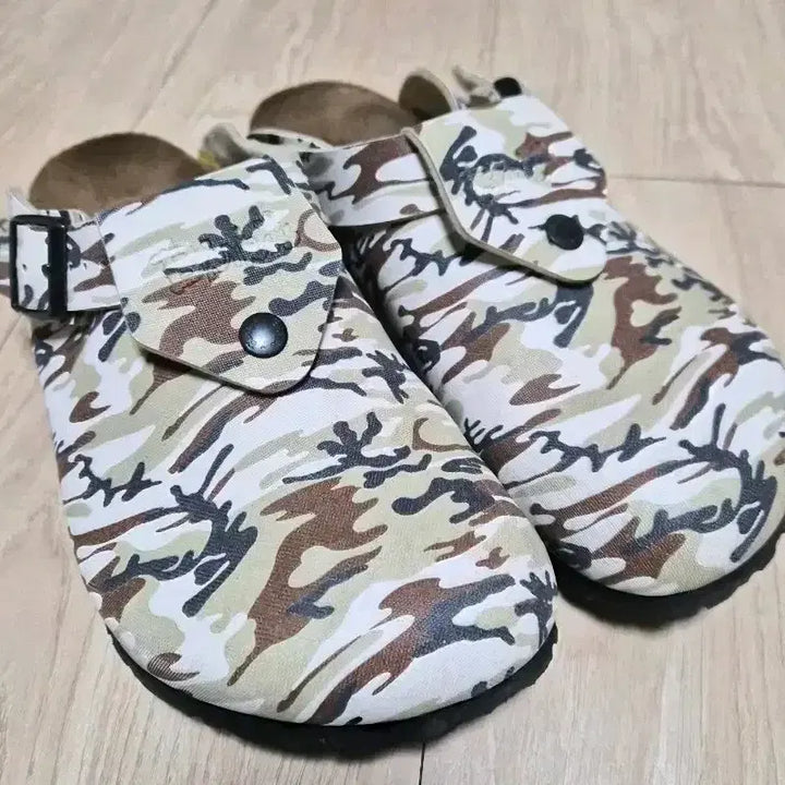 [BUNJANG] Birkenstock Boston Camo Mules Slippers Size 270mm / 버켄스탁 보스턴 카모 뮬 슬리퍼 270mm